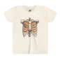 Spooky Pumpkin Skeleton Youth Tee
