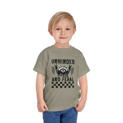 Unhinged and Feral Toddler Tee - Wild Child Shirt