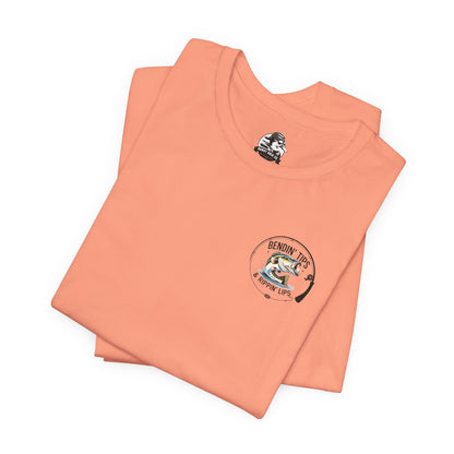 Bitin' Lips & Rippin' Lips - Graphic Tee -Fishing Tee
