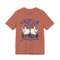 Chic Chicken Graphic Tee, Fun Unisex T-Shirt, Summer Fashion, Gift for Farm Lovers, Quirky Casual Wear, Boho Style