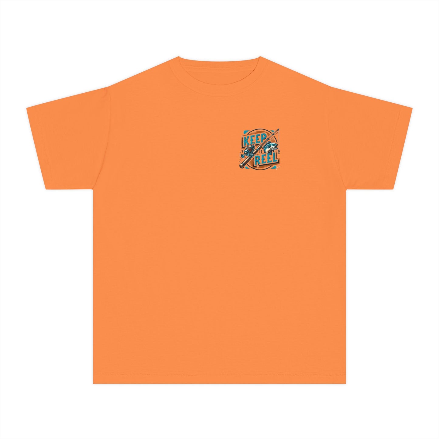 Comfort Color Youth Fishing Tee - Keep It Reel!