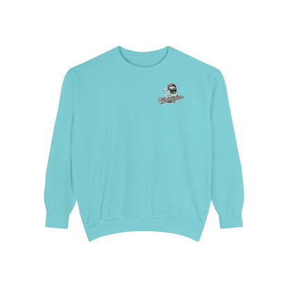 Duck Wrangler Unisex Sweatshirt - Cozy and Vibrant Garment-Dyed Crewneck