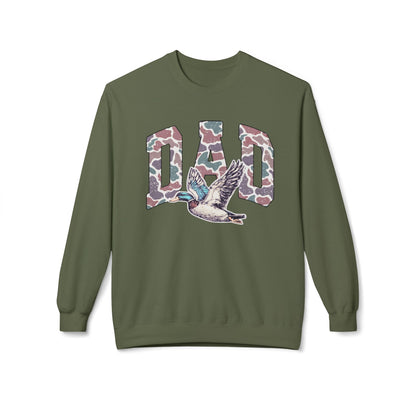Camouflage Dad Duck Softstyle Sweatshirt