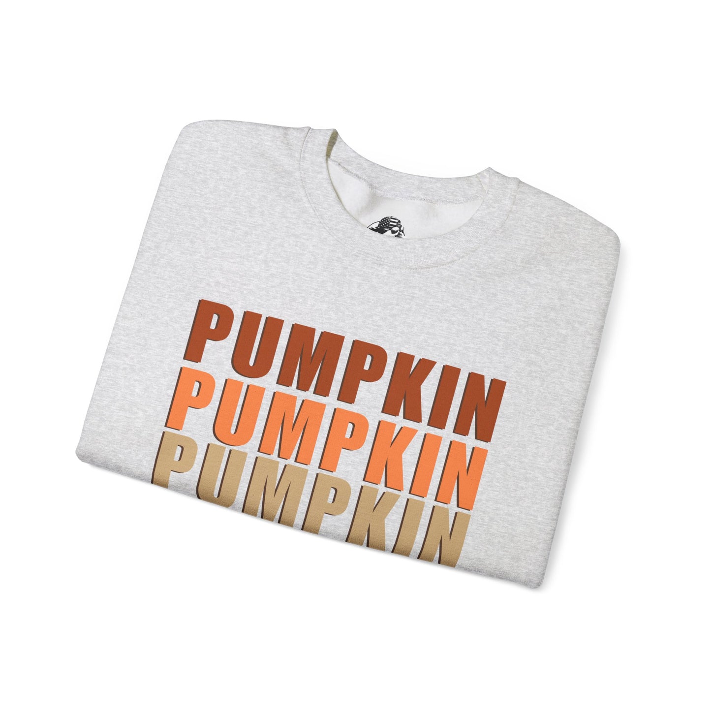 Pumpkin Season Stacked Fleece Crewneck