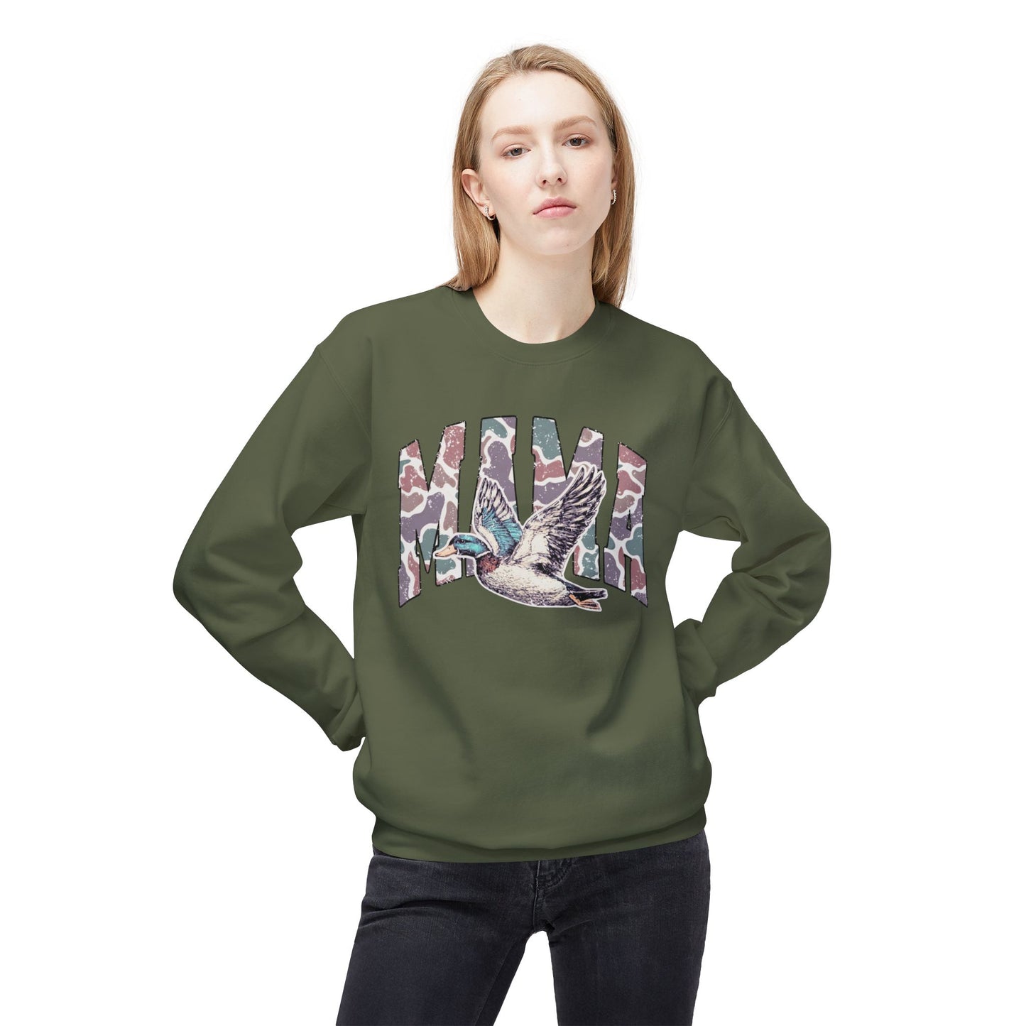 Mama Duck Fleece Crewneck Sofstyle