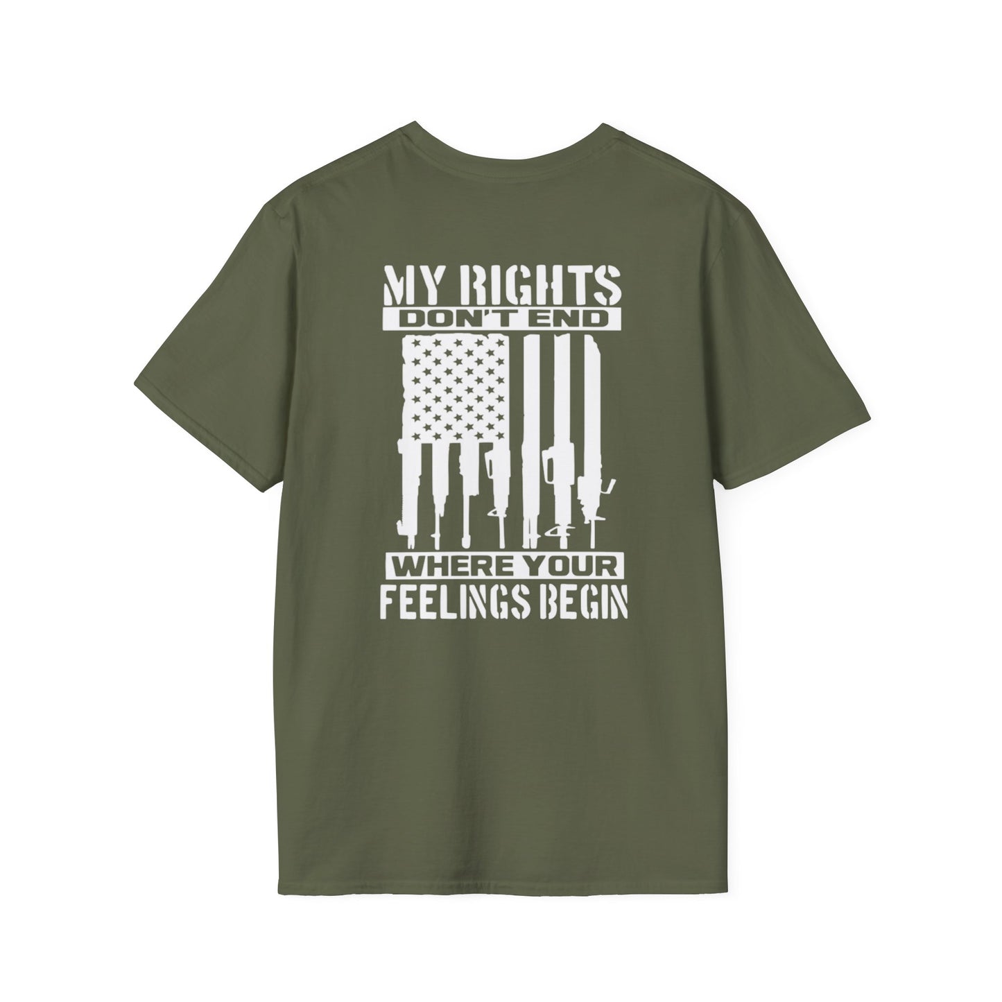 Unisex Softstyle T-Shirt with Empowering Quotes, Casual Graphic Tee, Statement Shirt for Activists, Gift for Patriots, Comfortable [...]