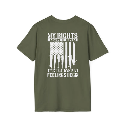 Unisex Softstyle T-Shirt with Empowering Quotes, Casual Graphic Tee, Statement Shirt for Activists, Gift for Patriots, Comfortable [...]