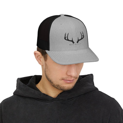 Embroidered Trucker Hat - Antler Rowdy Duck Co