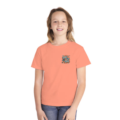 Comfort Color Youth Fishing Tee - Keep It Reel!