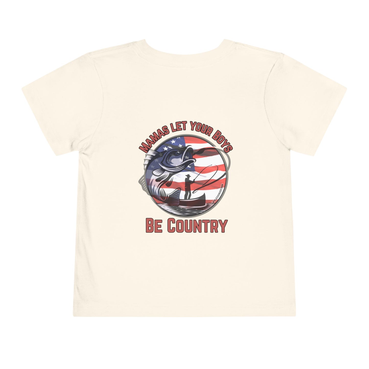 Toddler Short Sleeve Tee - Country Boy Nation Fishing Logo