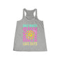 Sunshine Vibes Flowy Tank, Summer Beach Top, Boat Waves T-Shirt, Lake Days Apparel, Vacation Leisure Wear