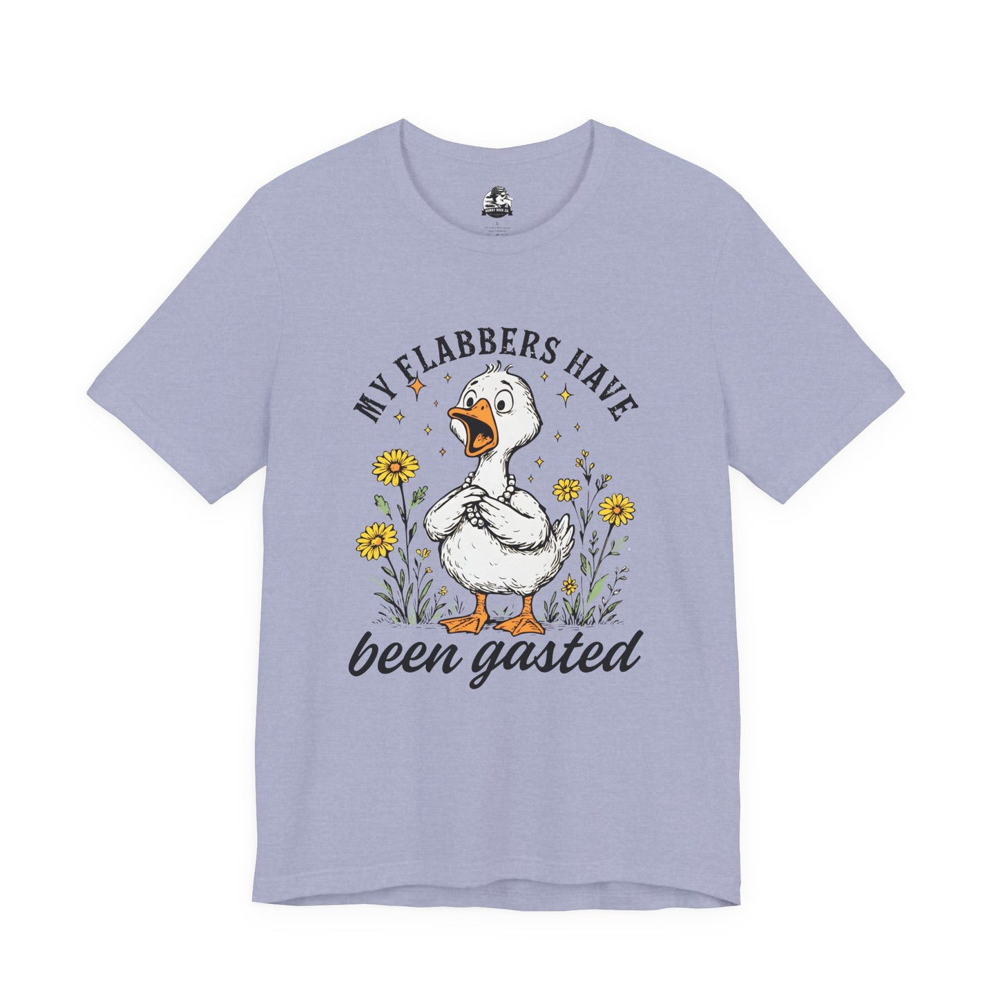 Funny Goose T-Shirt, My Flabbers Have Been Gast-ed Tee, Gift for Bird Lovers, Humorous Apparel, Cute Animal Shirt, Quirky Casual Wear
