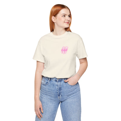 Undercaffeinated Pink Photo Tee BB