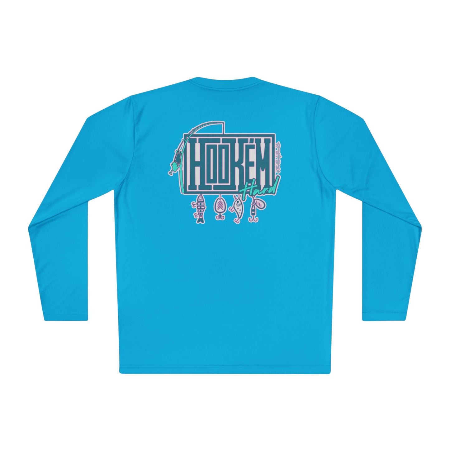 Hook 'em hard Performance Moisture wicking Long sleeve