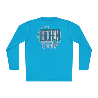 Hook 'em hard Performance Moisture wicking Long sleeve