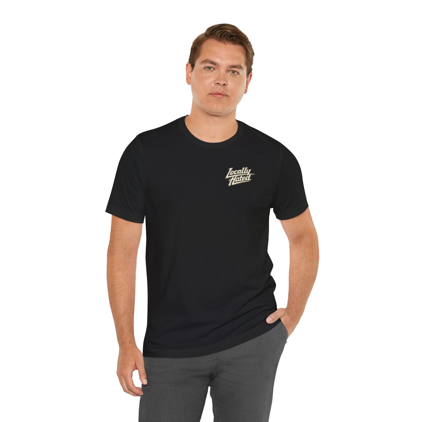 Locally Hated Skull Tee — Raised Rowdy Small Town Graphic T-Shirt
