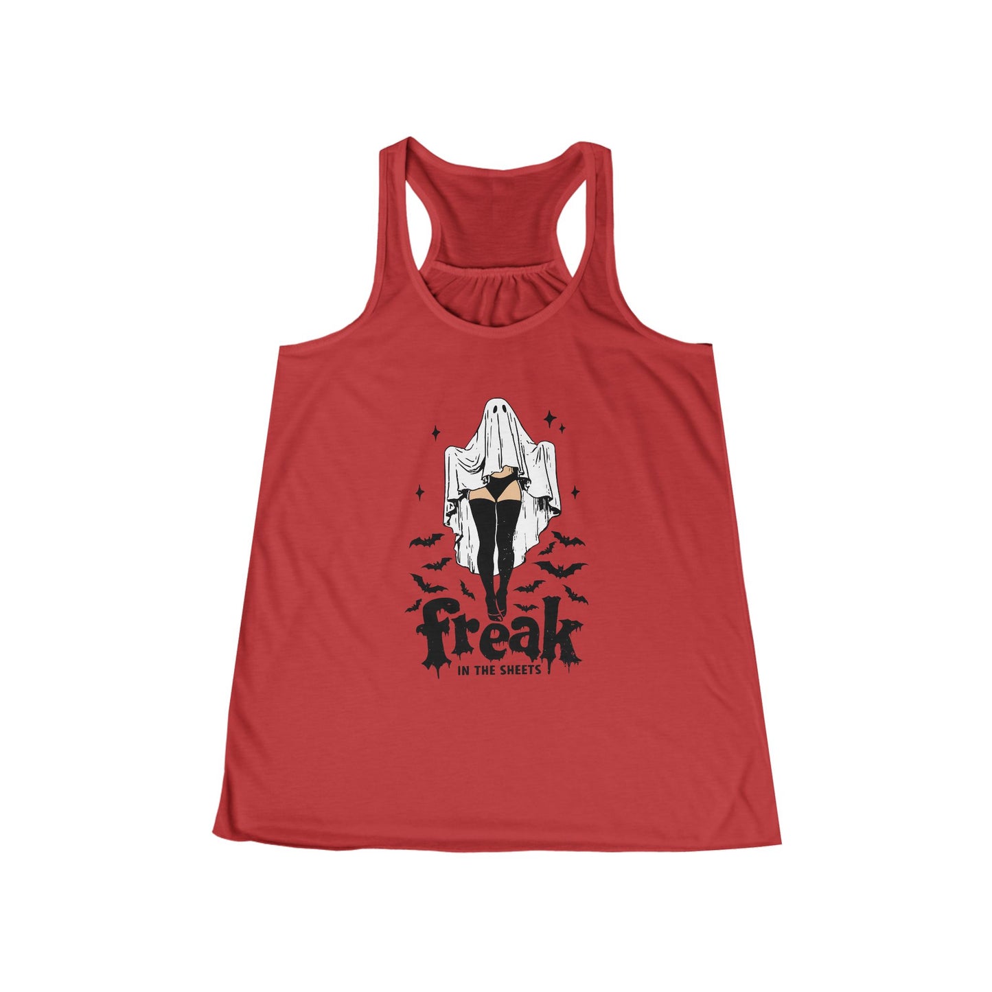 Spooky Vibes Women's Flowy Racerback Tank - Freak In The Sheets