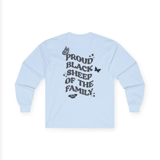 Proud Black Sheep Long Sleeve Graphic Tee