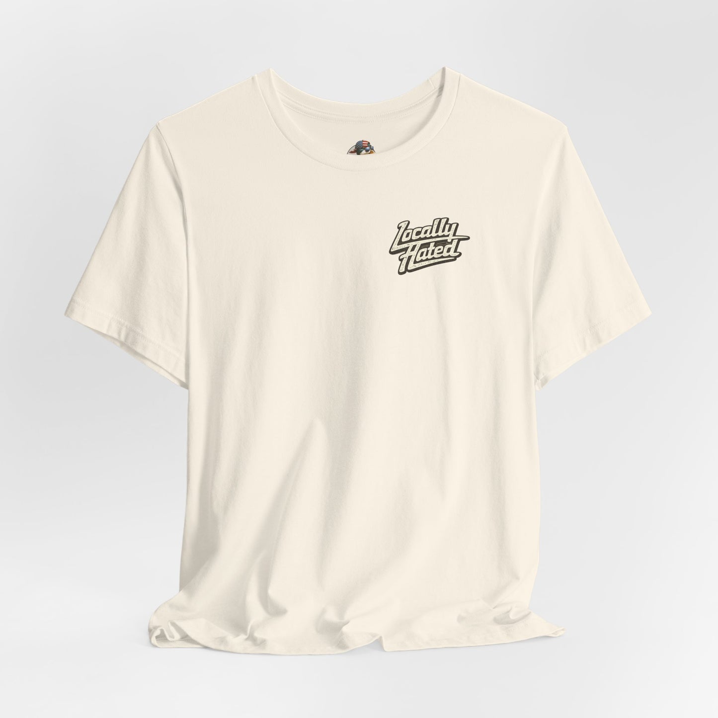 Locally Hated Skull Tee — Raised Rowdy Small Town Graphic T-Shirt