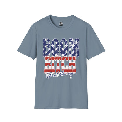 Patriotic Graphic Tee for Confident Souls | Boom Bitch T-Shirt, Independence Day, Casual Wear, Fun Gift, Everyday Comfort