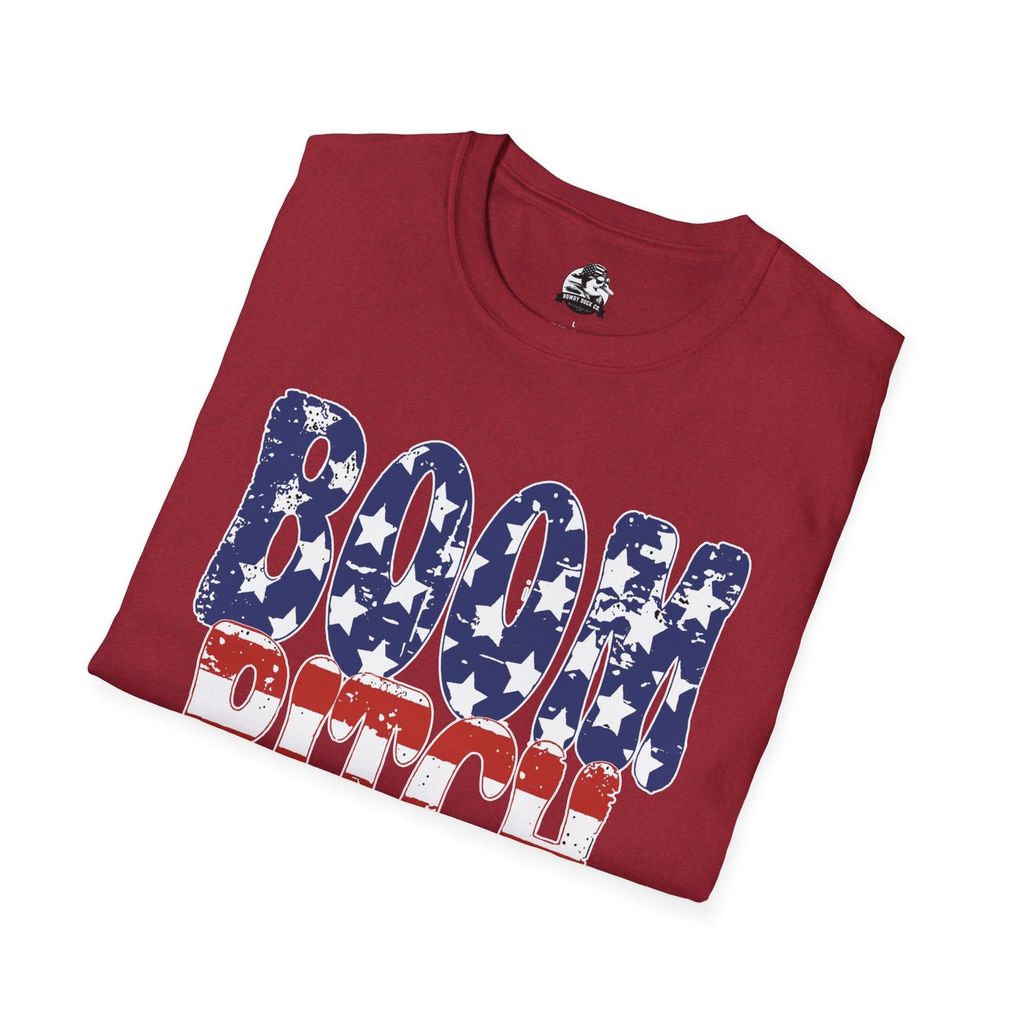 Patriotic Graphic Tee for Confident Souls | Boom Bitch T-Shirt, Independence Day, Casual Wear, Fun Gift, Everyday Comfort