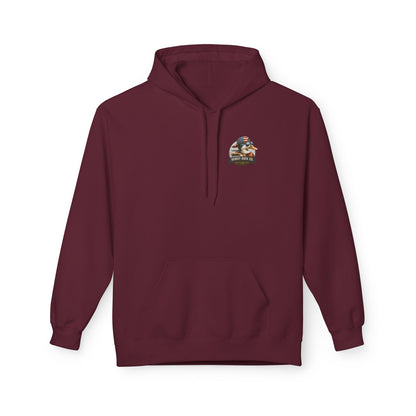 Patriotic Duck Hoodie, Fun Casual Wear for Outdoors, Gift for Animal Lovers, Unique Hoodie for Holidays, Comfy Everyday Style