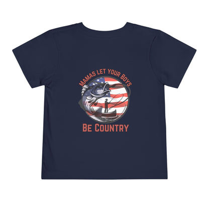 Toddler Short Sleeve Tee - Country Boy Nation Fishing Logo