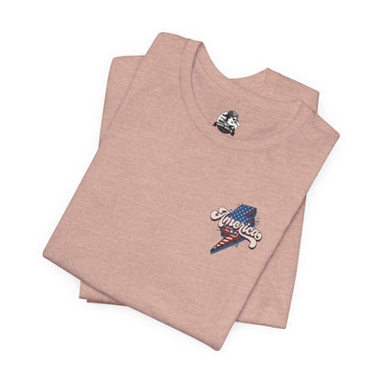 Patriotic Baseball Tee, Unisex T-Shirt, Independence Day Apparel, Sports Fan Gear, Summer BBQ Outfits, Casual Everyday Wear