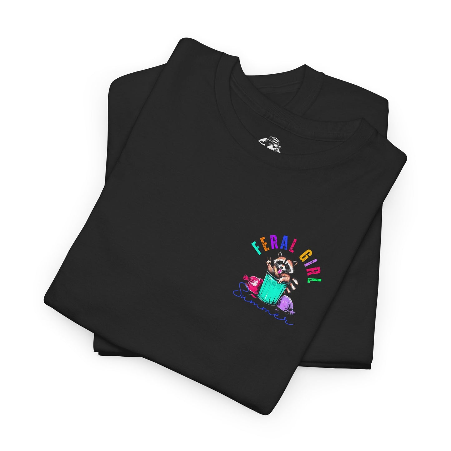 Feral Girl Summer Tee, Trendy Unisex T-Shirt, Casual Summer Wear, Gift for Friends, Festival Outfit, Playful Graphic Tee