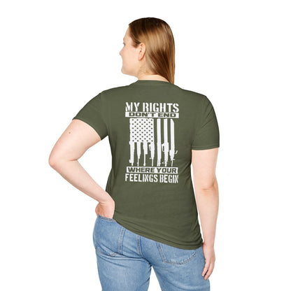 Unisex Softstyle T-Shirt with Empowering Quotes, Casual Graphic Tee, Statement Shirt for Activists, Gift for Patriots, Comfortable [...]