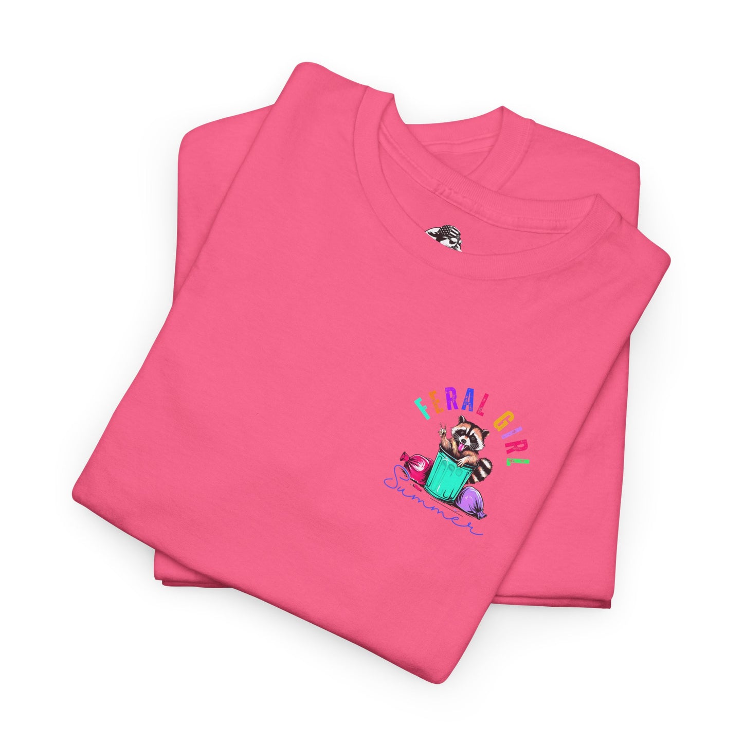 Feral Girl Summer Tee, Trendy Unisex T-Shirt, Casual Summer Wear, Gift for Friends, Festival Outfit, Playful Graphic Tee