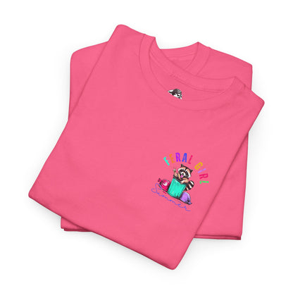 Feral Girl Summer Tee, Trendy Unisex T-Shirt, Casual Summer Wear, Gift for Friends, Festival Outfit, Playful Graphic Tee