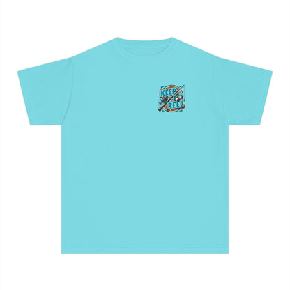 Comfort Color Youth Fishing Tee - Keep It Reel!