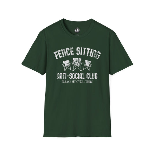 Unisex Softstyle T-Shirt - Fence Sitting Anti-Social Club