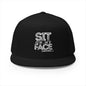 Funny Embroidered 5 Panel Flat Bill Trucker Cap - 'Sit On My Face'