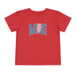 Mini USA Stars Toddler Tee, Perfect for 4th of July, Independence Day, Baby Shower Gift, Picnic, Toddler Playwear, Kids Apparel