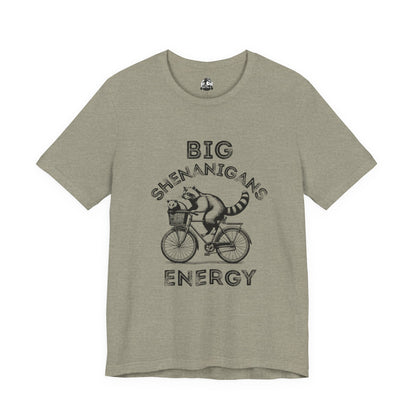 Big Shenanigans Energy Unisex Tee - Fun Graphic T-Shirt for Animal Lovers