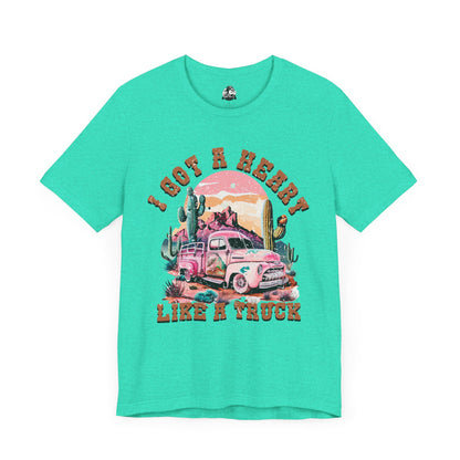 Graphic Tee- " Heart Like a truck"