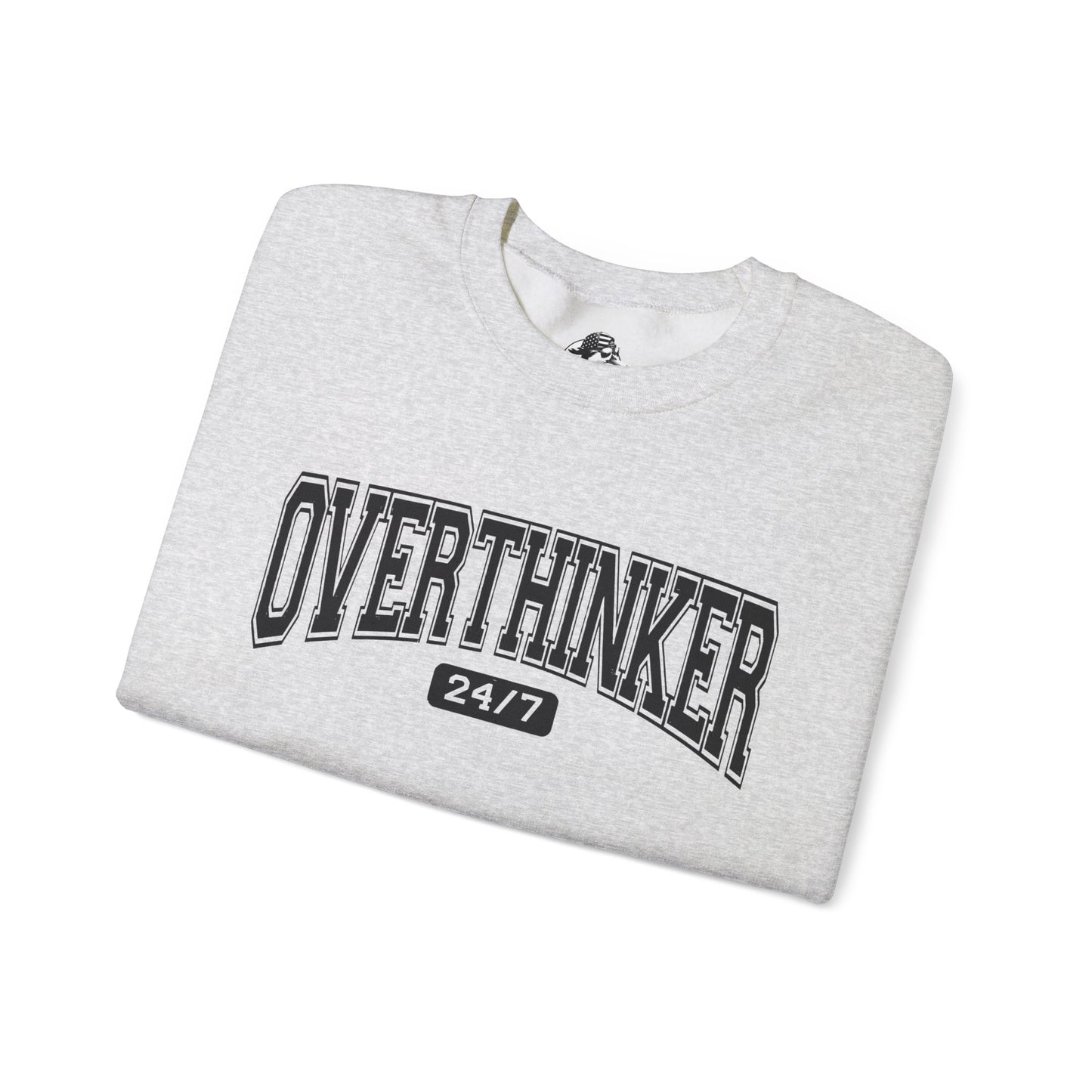 OVERTHINKER Varsity Fleece Crewneck