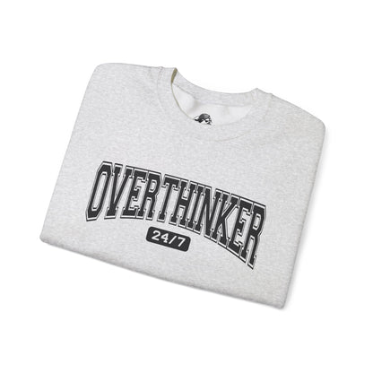 OVERTHINKER Varsity Fleece Crewneck