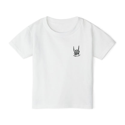 Rock On! Toddler T-Shirt, Playful Kid's Apparel, Funny Toddler Outfit, Gift for Dads, Summer Fashion, Birthday Gift Idea