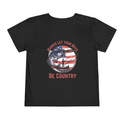Toddler Short Sleeve Tee - Country Boy Nation Fishing Logo