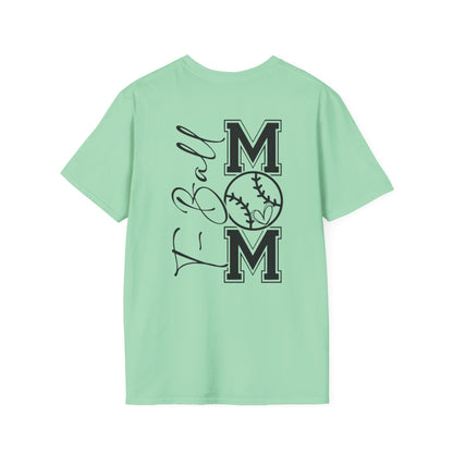 T-ball Mom Unisex Softstyle T-Shirt - Perfect for Game Days!
