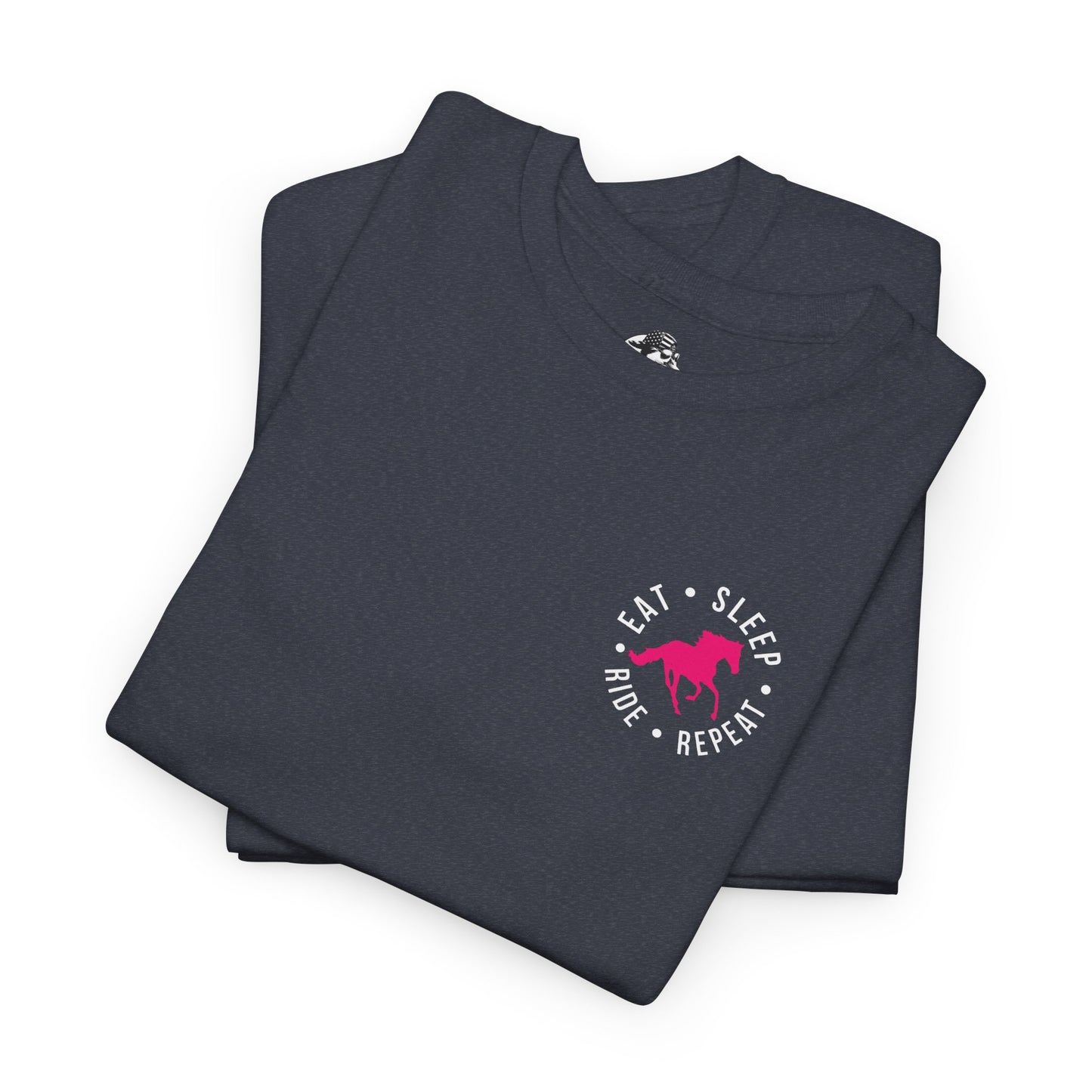 'Eat Sleep Ride Horses Repeat' Adult Graphic Tee