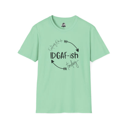 IDGAF-ish Unisex Softstyle T-Shirt, Casual Tee, Gift for Him/Her, Funny Shirt, Everyday Wear, Quirky Apparel