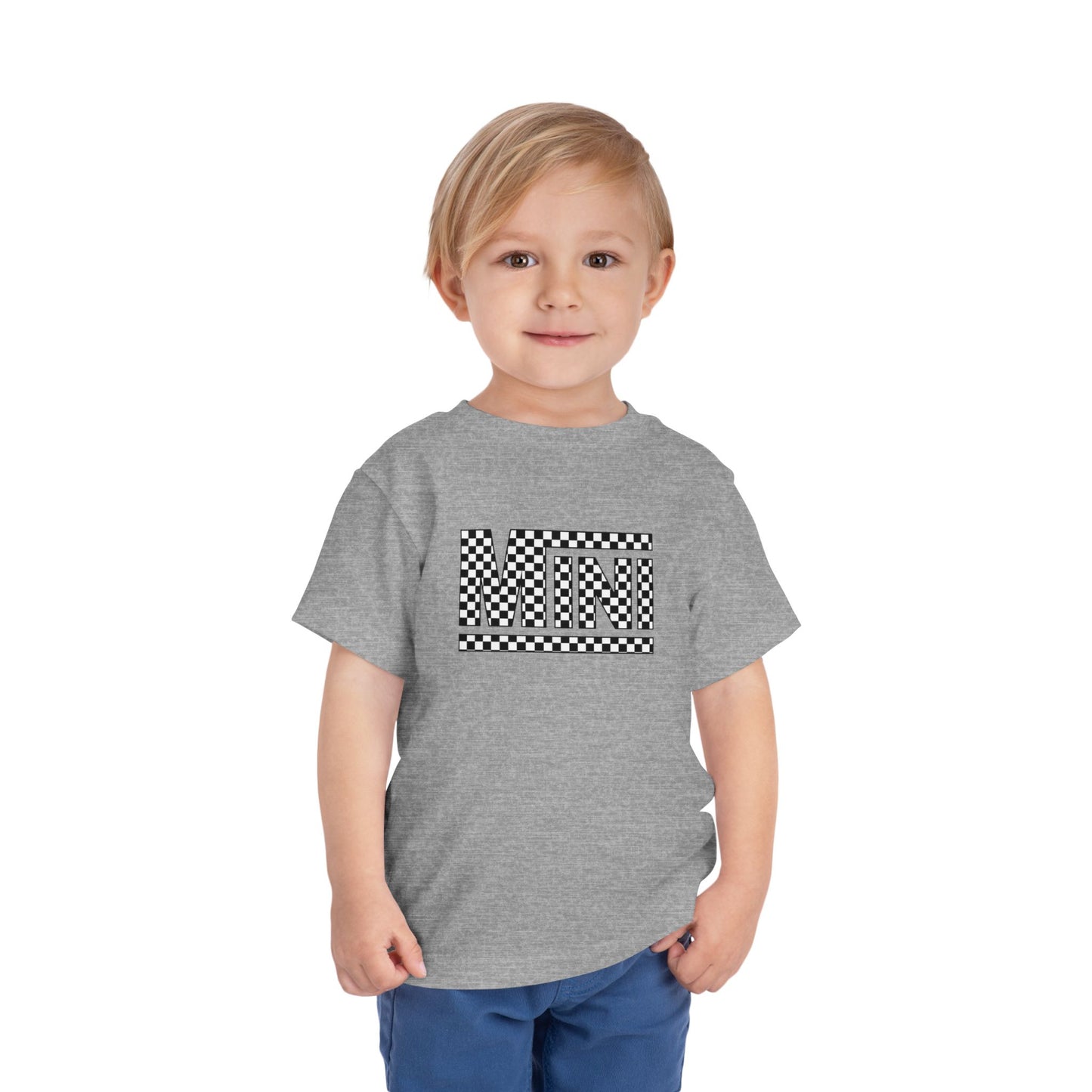 Racing Checkered Flag -MINI- Toddler Tee