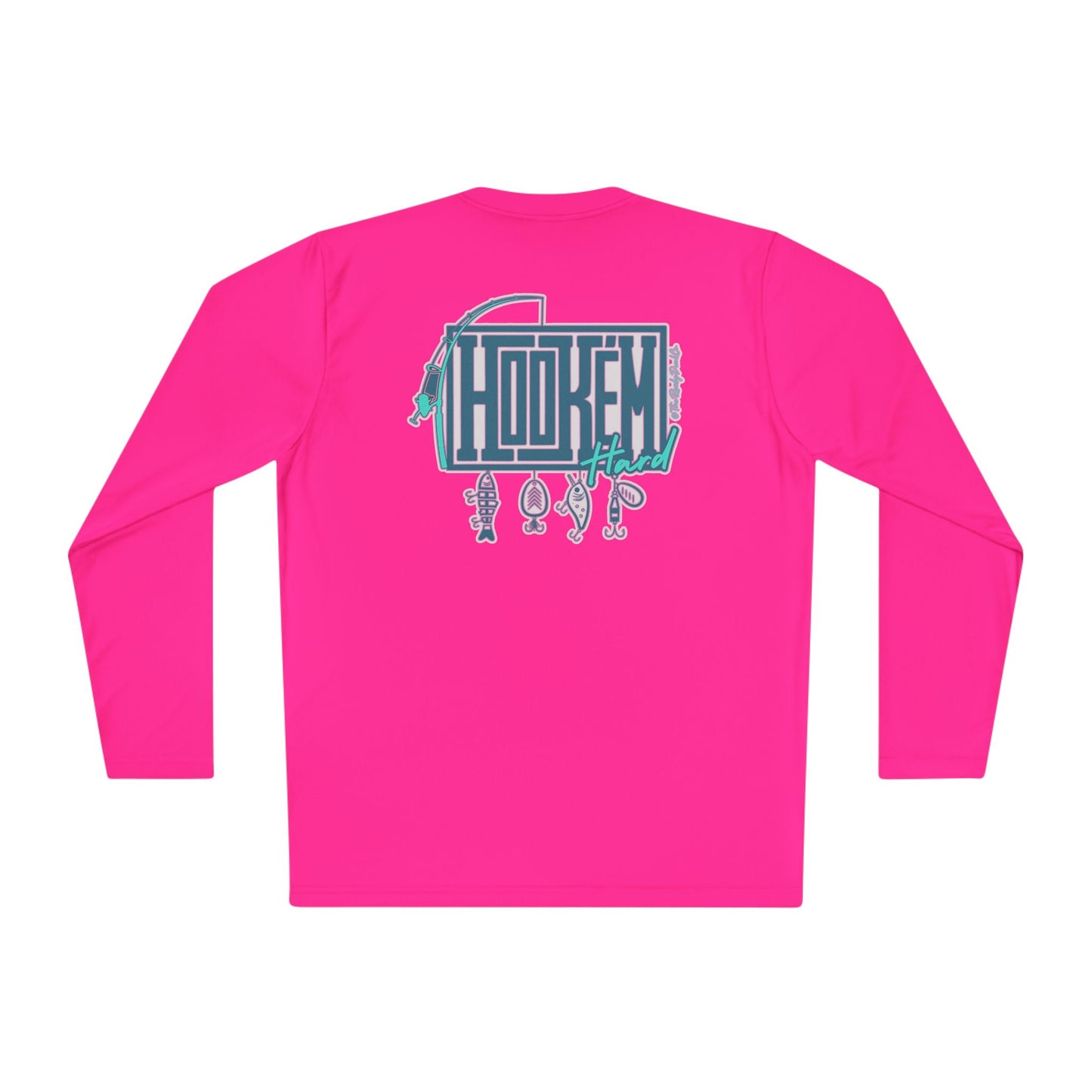 Hook 'em hard Performance Moisture wicking Long sleeve