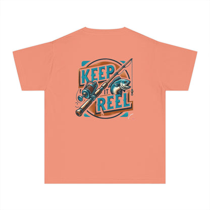 Comfort Color Youth Fishing Tee - Keep It Reel!