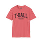 T-Ball Mama  Heather Unisex Softstyle T-Shirt - Perfect Gift for Sports Moms