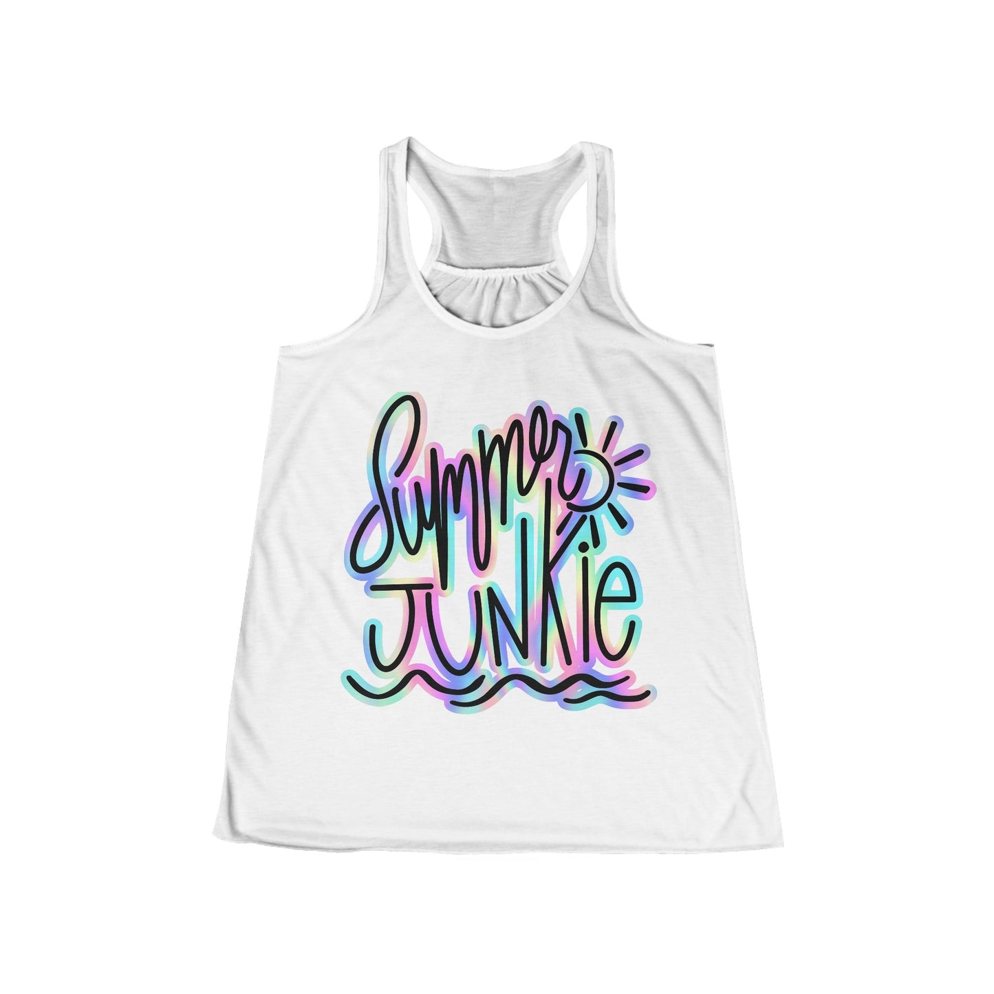 Summer Junkie Women's Flowy Racerback Tank Top